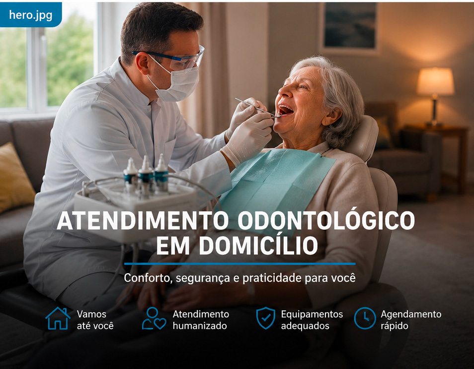 Atendimento odontológico em domicílio